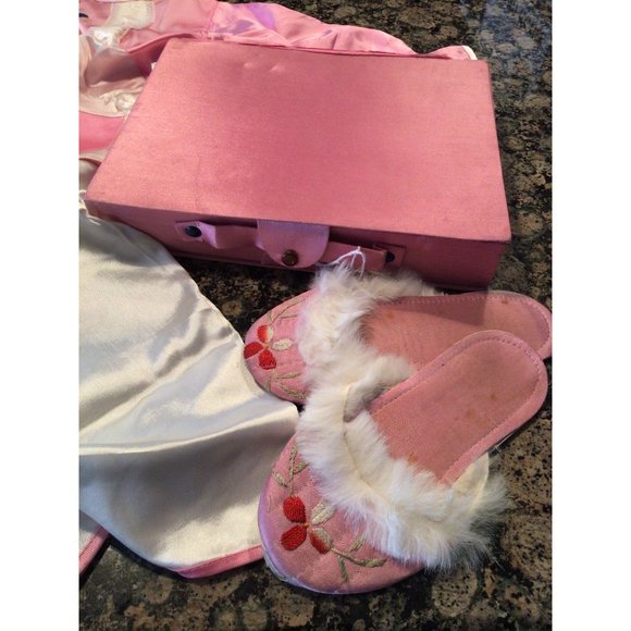 Vintage Child’s Asian Silk  Embroidered Pajama Set - Picture 10 of 12